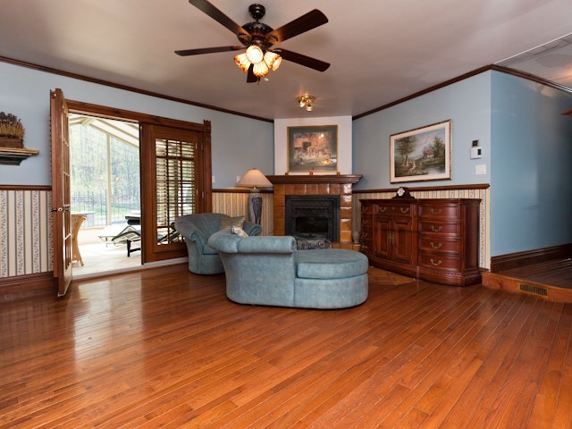 Master Bedroom Fireplace