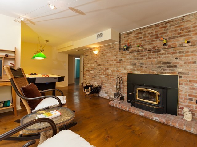 Basement Fireplace